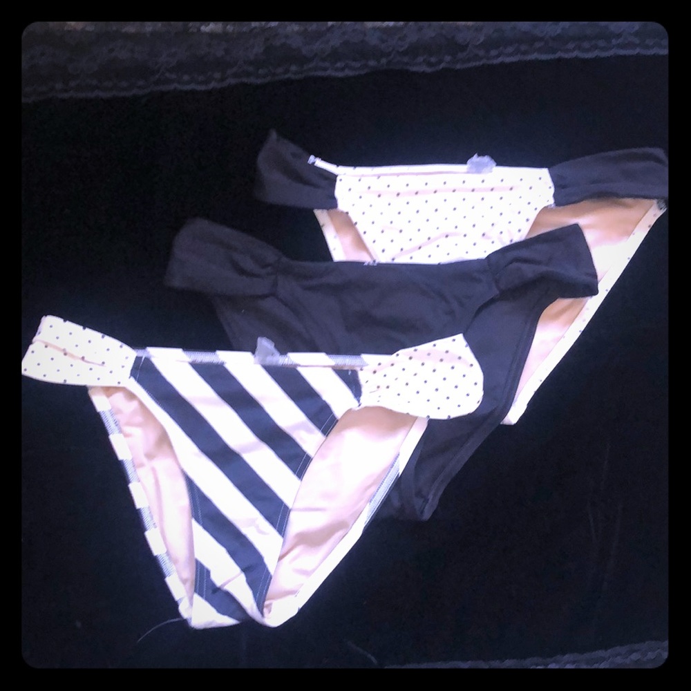 3 Victoria’s Secret Bikini Bottoms